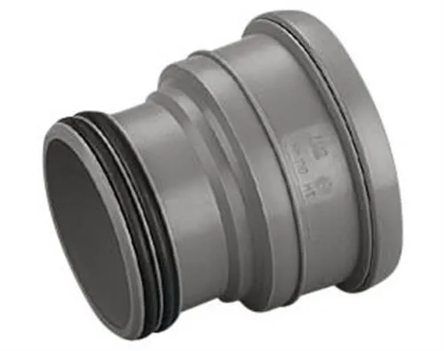 Wavin 50 mm PP erstatningsmuffe grå
