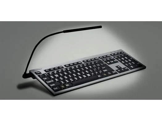 Lampe til Logickeyboard LL-BLACK, Sort