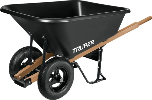 Truper to-personers skyvetrille med plastkasse og metallramme 175 L Truper®