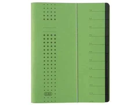 Elba 400001994, Grønn, Kartong, A4, 450 g/m², 250 mm, 12 mm