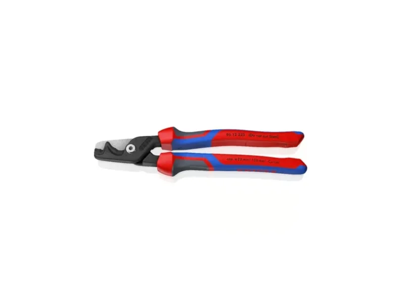 KNIPEX StepCut XL kabelkutter 95 12 225, kabelkutter (rød/blå, lengde 225 mm)
