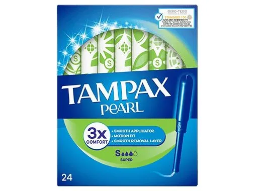 TAMPAX Pearl Super, 24 stykker