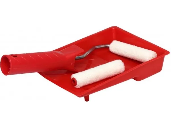 Pro-Line malesett Mini malerrull velur 10 cm 2 stk + brett (41249)