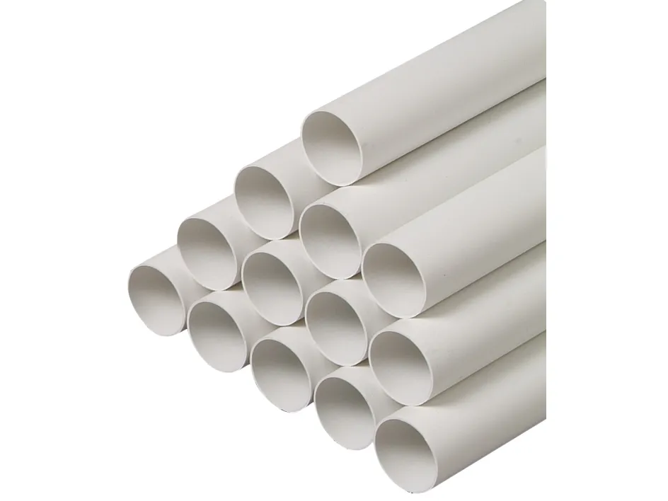 Rør 2 Meter Ø51mm Hvid Plast