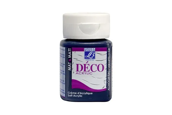 Lefranc & Bourgeois Deco Soft akryl 50 ml Prussian Blue 046