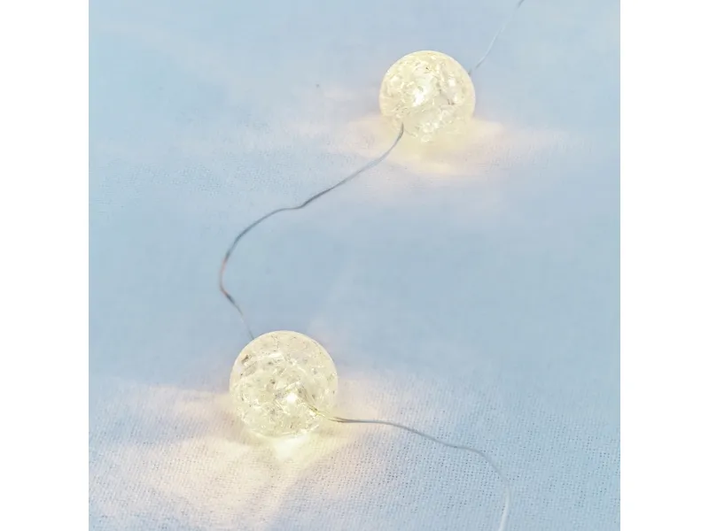 Maja kula, 20 LED, vit