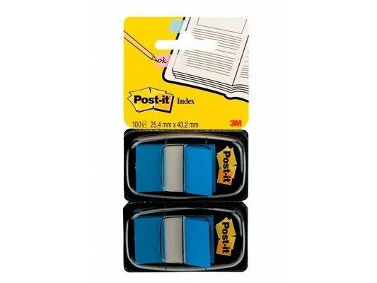 3M 680-B2EU, Blå, 100 ark, 430 mm, 25 mm, 100 stykker