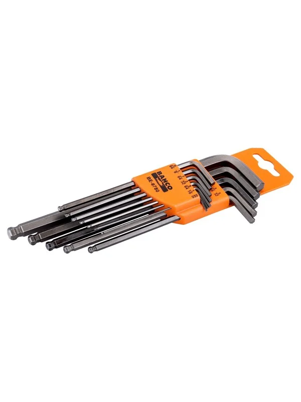 BAHCO Allen key set 12 pieces 0.05''-5/16''