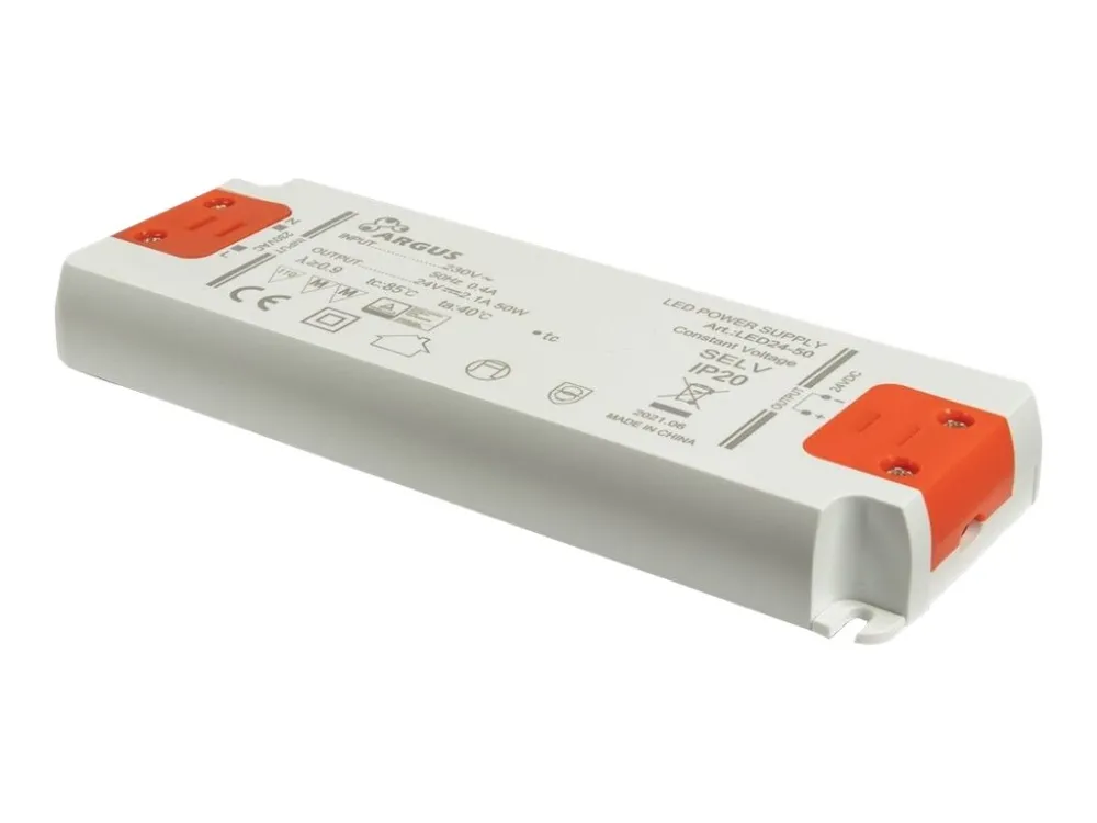 Inter-Tech LED24-50 - LED-driver - 50 watt - 2.1 A (2-pole screw terminal) - for detaljhandel