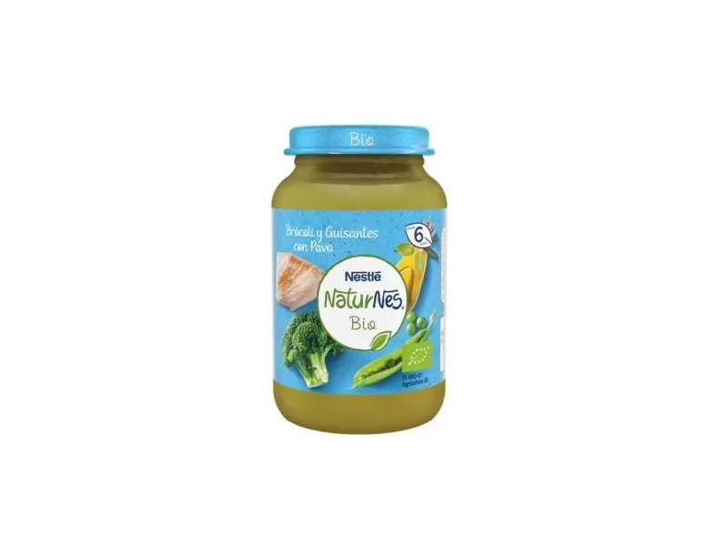 Nestlé Naturnes Bio brokkoli, erter med kalkun 6 mnd 190 g