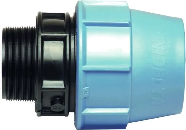 Unidelta overgangsstykke PE GZ 32mm x 1 (601532)