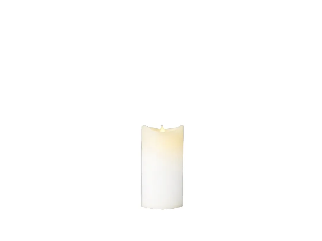 Sirius Sara Genopladelig Bloklys - Ø 7,5 cm - H 15 cm