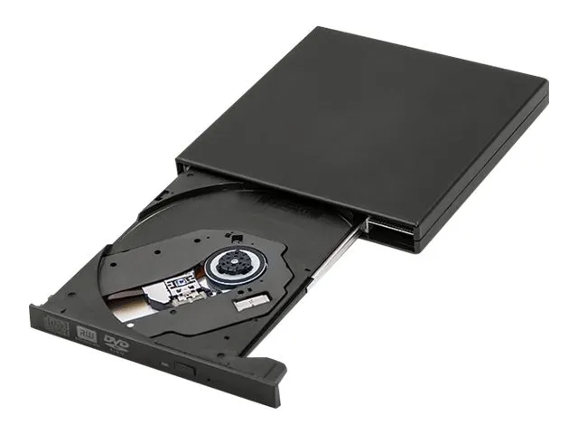 Qoltec - Platestasjon - DVD±RW (±R DL) - 8x - USB 2.0 - ekstern - svart