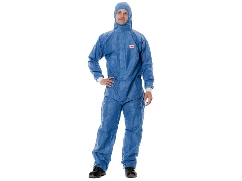 3M 4530, Blå, Hvit, 3XL, Voksen, Unisex, Front, Spunbond Meltblown Spunbond (SMS)