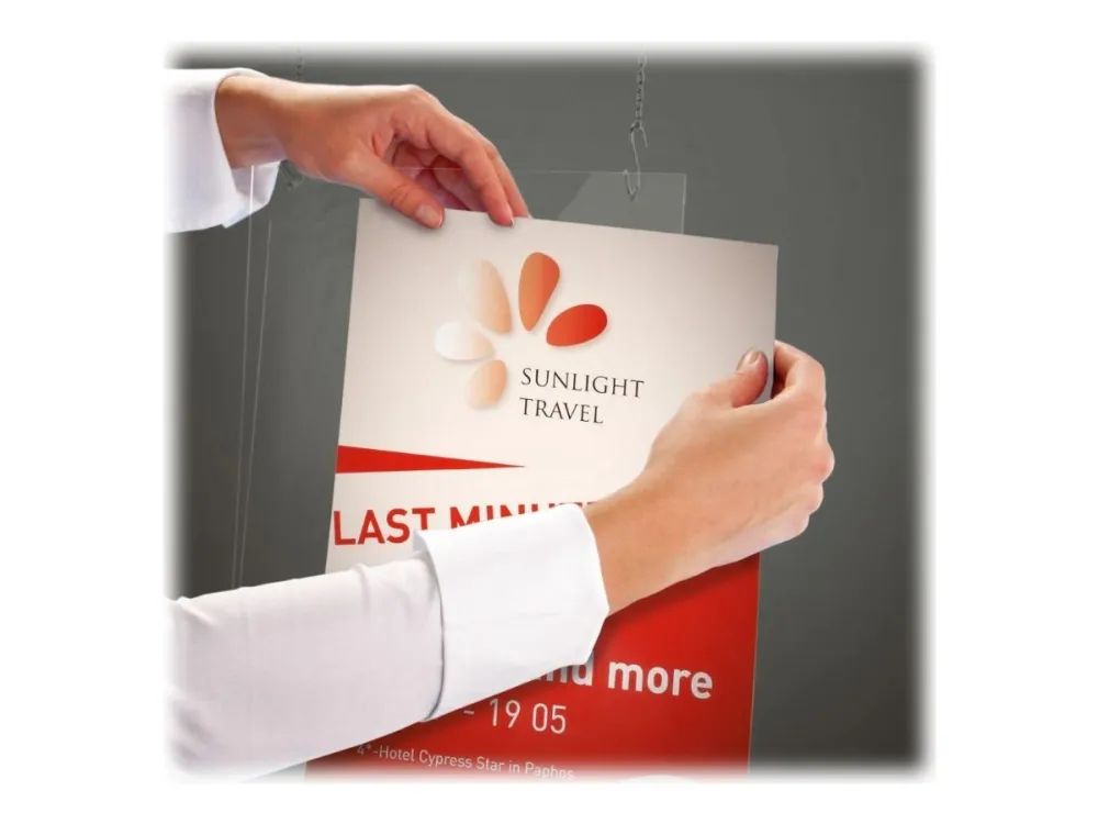 Sigel - Skiltholder - veggmonterbar - for A4 - blank