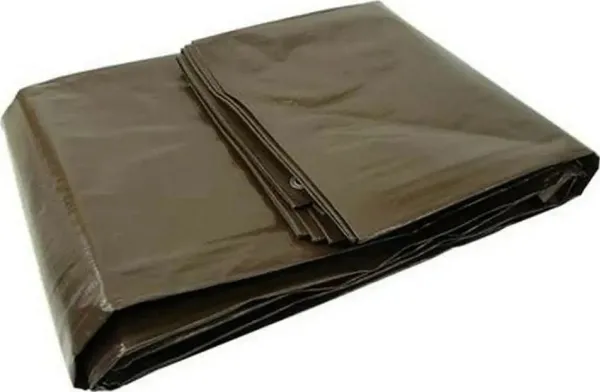 Presenning Geko 4x8 m ekstra tykk/brun 200G (3)