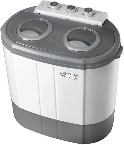 Camry Premium CR 8052, Toplader, 3 kg, Grå, Hvit