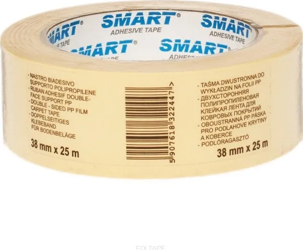 Smart dobbeltsidig teip 38 mm/10 m