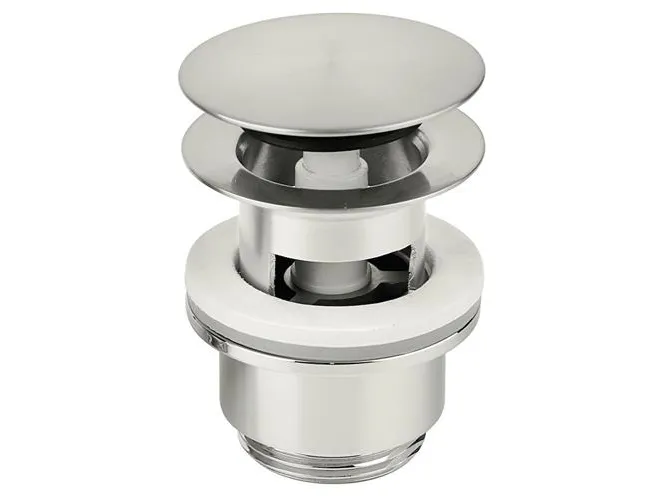 Bundventil med klik-funktion. steel (pvd)