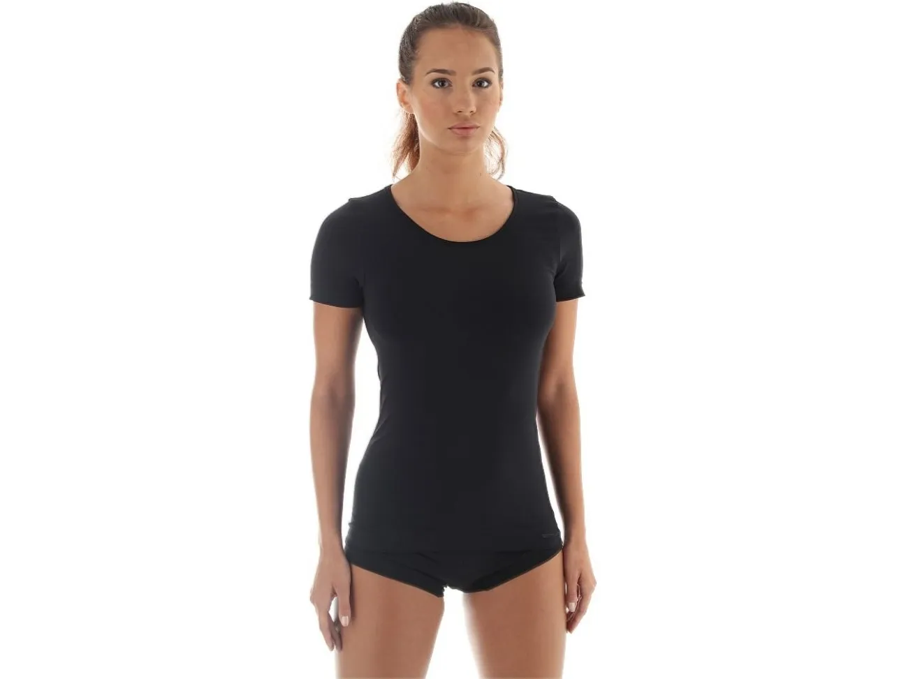 Brubeck termoaktiv T-skjorte for kvinner Comfort Wool SS11020