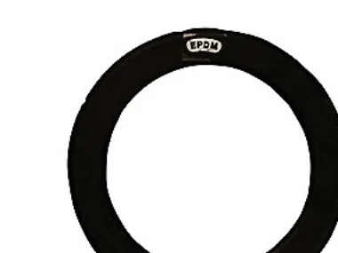 EPDM flangepakning 33.7 mm - DN25 med stålindlæg G-St Max 120°