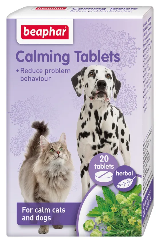 Beaphar Calming Tablets, Katt (dyr)/hund, Tabletter, 20 stykker, Boks