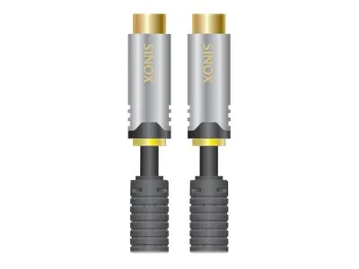 Sinox HD Premium - Antennekabel - 5 m - skjermet - 90°-dreiekontakt