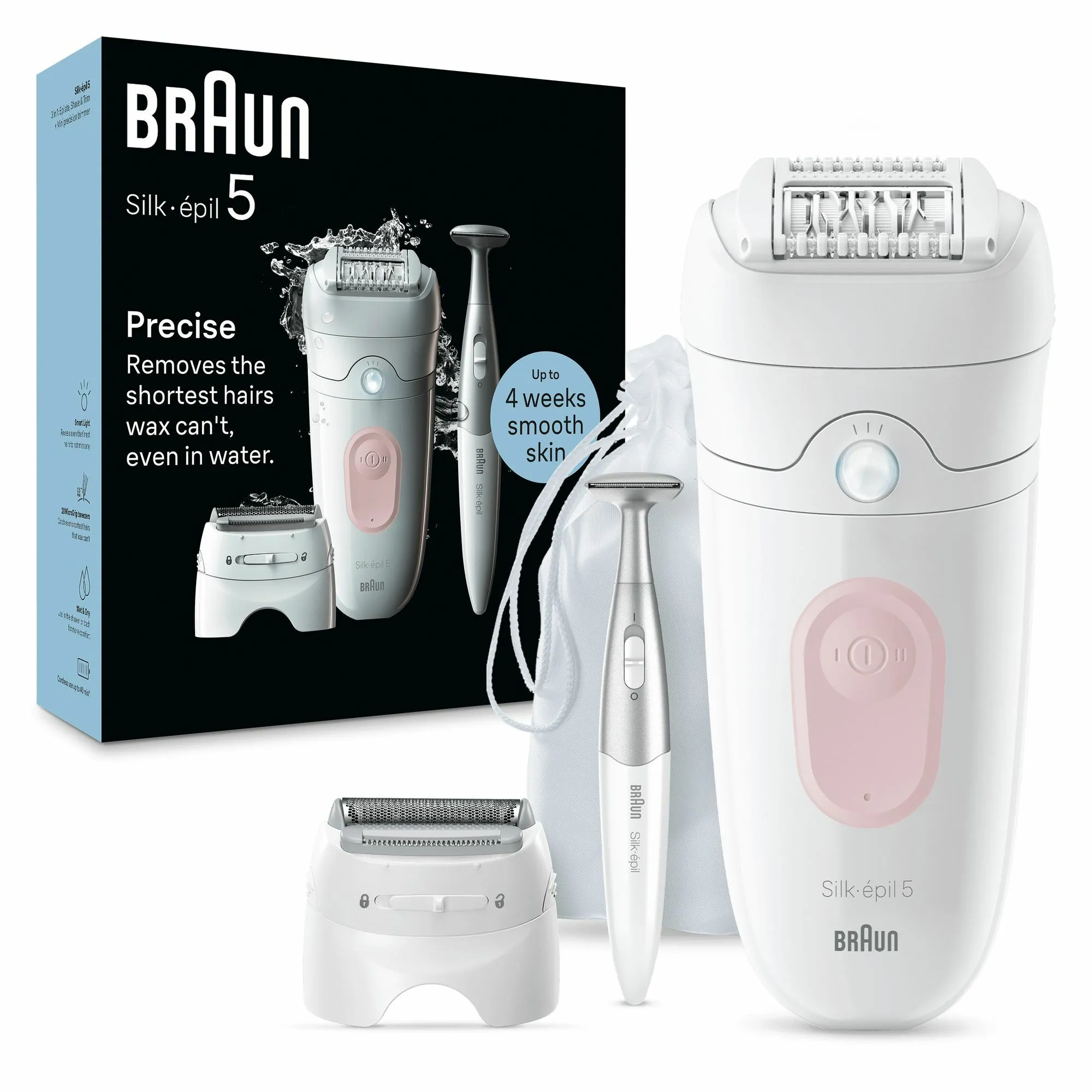 Oral-B BRAUN hårfjerningssett: hårfjerner + barbermaskin