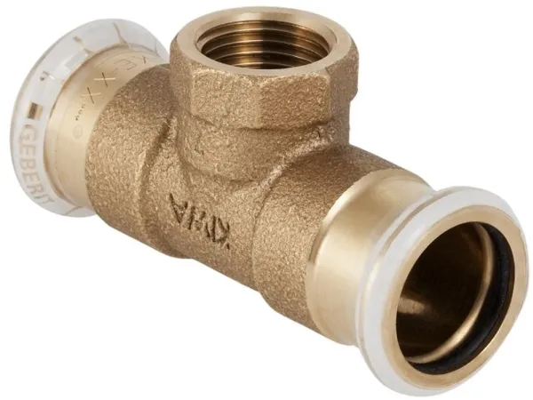 GEBERIT TEE 15MMX1/2X15MM CU MAPRESS