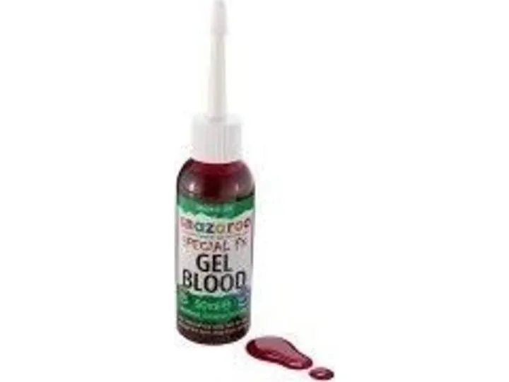 Sminkefarge rød blod 50 ml