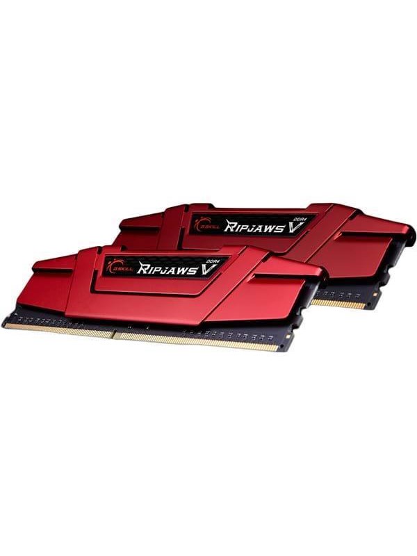 G.Skill Ripjaws V DDR4-2666 - 16GB - CL19 - Dual Channel (2 pcs) - Intel XMP - Rød