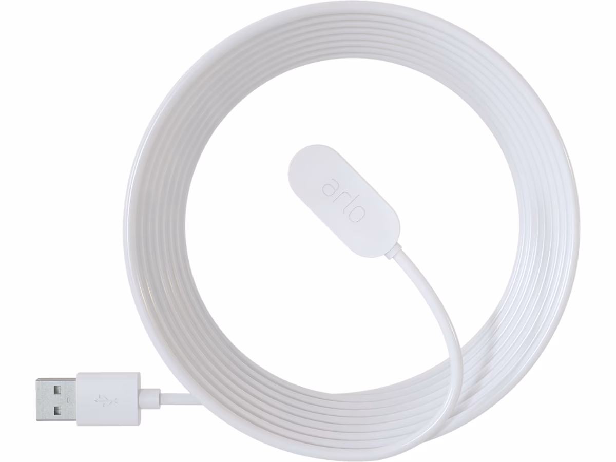 Arlo ultra magnetisk lader (hvit)