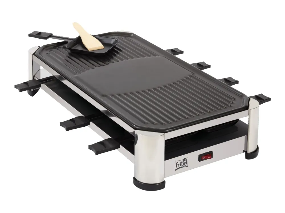 FRITEL RG 2170 - Raclette/grill - 1.5 kW - rustfritt stål krom/svart