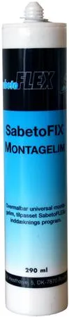 SabetoFLEX montagelim teglrød 290 ml