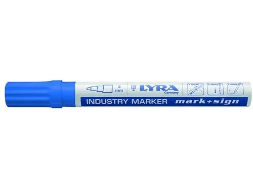 Paint marker 4040 rund 3mm blå