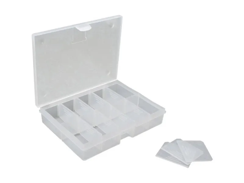 VISO sortimentsboks (L x B x H) 130 x 100 x 30 mm, antall rom: 10, 1 stk