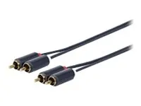 VivoLink - Lydkabel - RCA x 2 hann til RCA x 2 hann - 30 m - dobbeltisolert