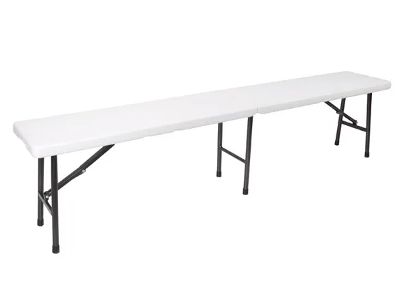 Perel FP160, Hvit, Polyethylen, Stål, Solid/Fast, 600 kg, 1830 mm, 280 mm