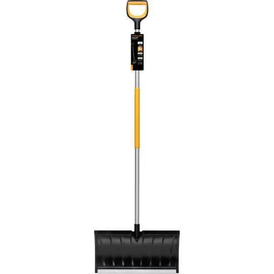 Fiskars 1057179, Snøskuffe, Metall, Sort, Oransje, Ergonomisk, 53 cm, 1,52 kg