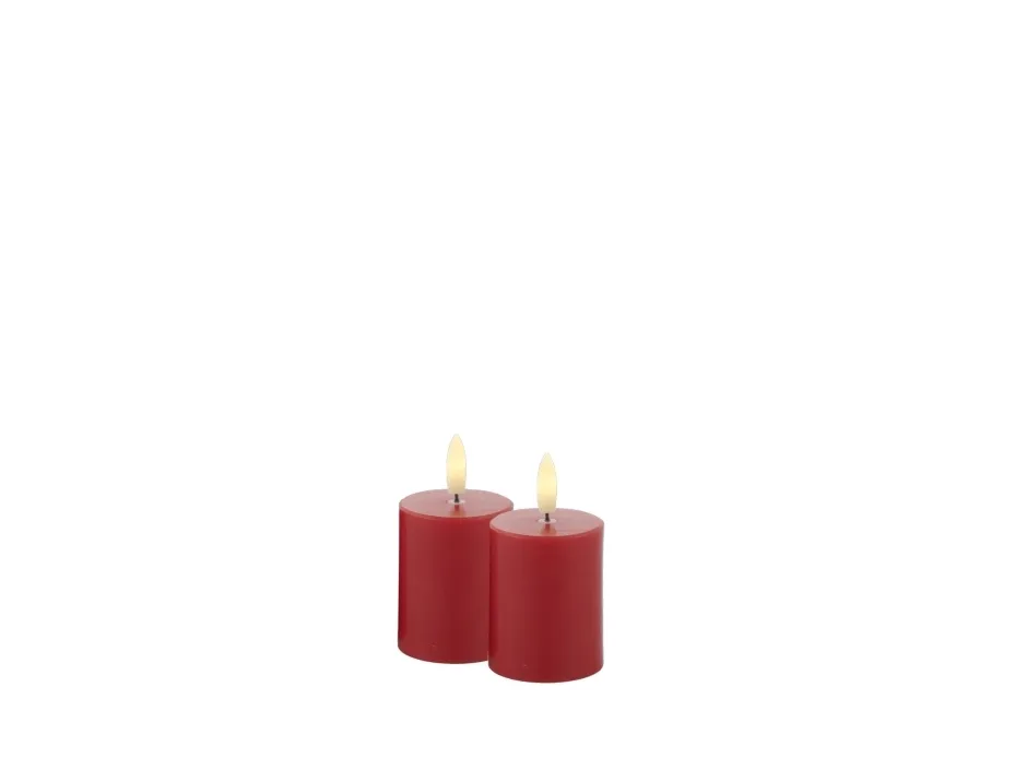 Sirius Home Sille Mini, Figur, Rød, Voks, 2 lamper, LED, Batteri