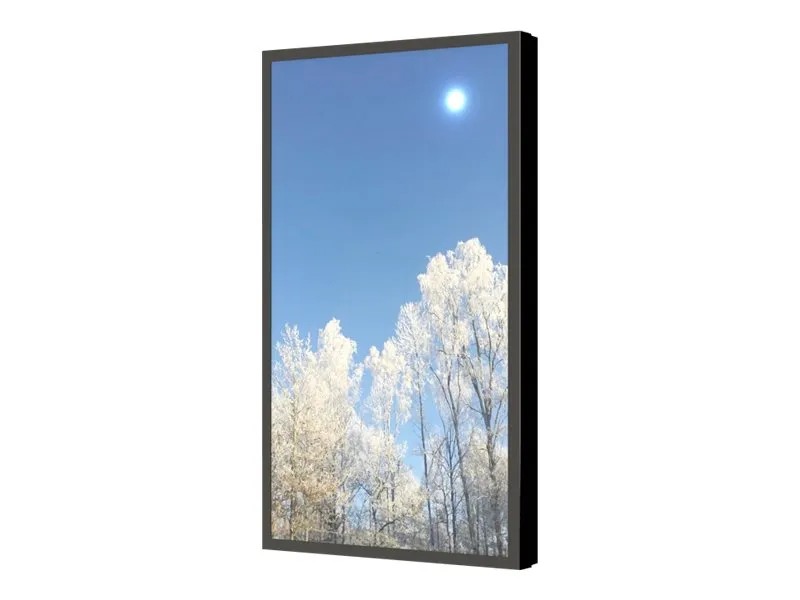 HI-ND Wall Casing PROTECT 75 Portrait - Monteringssett (hylster) - for LCD-skjerm - metall, polykarbonat - svart, RAL 9005 - skjermstørrelse: 75 - monteringsgrensesnitt: inntil 600 x 600 mm - veggmonterbar - for LG 75UH5F-B, 75UH5F-H  Samsung QB75B, QB75R-B, QH75B, QH75R, QM75B, QM75R-B