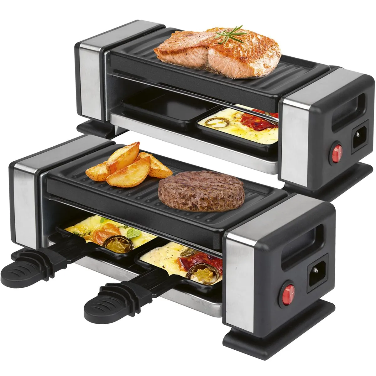 ProfiCook 501324, 4 person(er), Svart, Rustfritt stål, 200 x 100 mm, 700 W, 220 - 240 V, 50 / 60 Hz