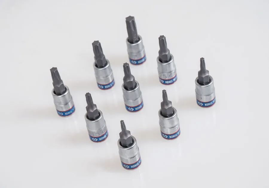 King Tony 203325, 1 stykker, Torx, T25, Kromfarget, Stål, 37 mm, 15 g