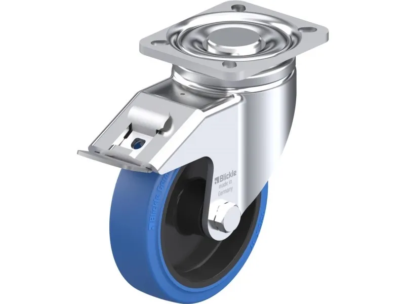 Blickle 851774 LH-POEV 125XR-1-FI-SB styrehjul med brems Hjuldiameter: 125 mm Bæreevne (maks.): 250 kg 1 stk