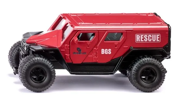 Siku 2307, Tilhengerfraktmodell, Monteringssett, 1:50, GHE-O Rescue, Plast, 3 år