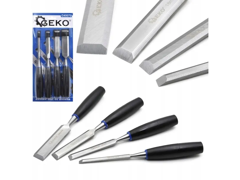 Geko sett med treskålmeisler 4 deler 6–24 mm (40)