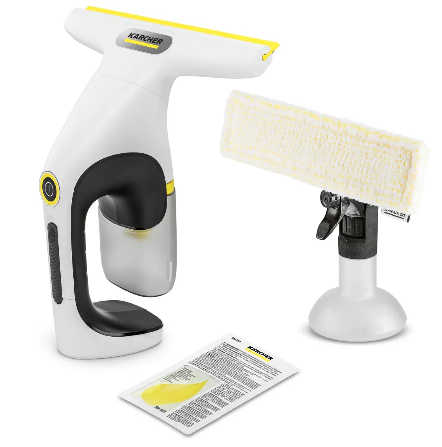 Kärcher WV 1 Compact Care, Hvit, 0,1 l, 25 cm, 100 - 240 Hz, 50 - 60 V, Lithium-Ion (Li-Ion)