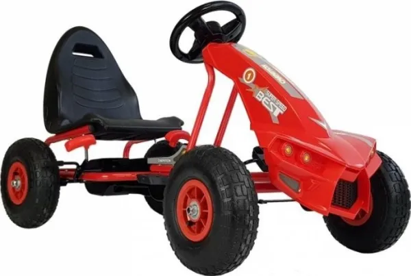 Lean Cars pedal-gokart A-18 115x63x59 cm, rød