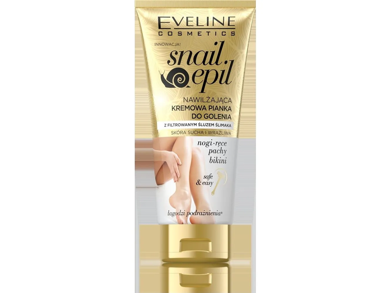 Eveline Snail Epil hårfjerningsskum med snegleslim for tørr og sensitiv hud 175ml