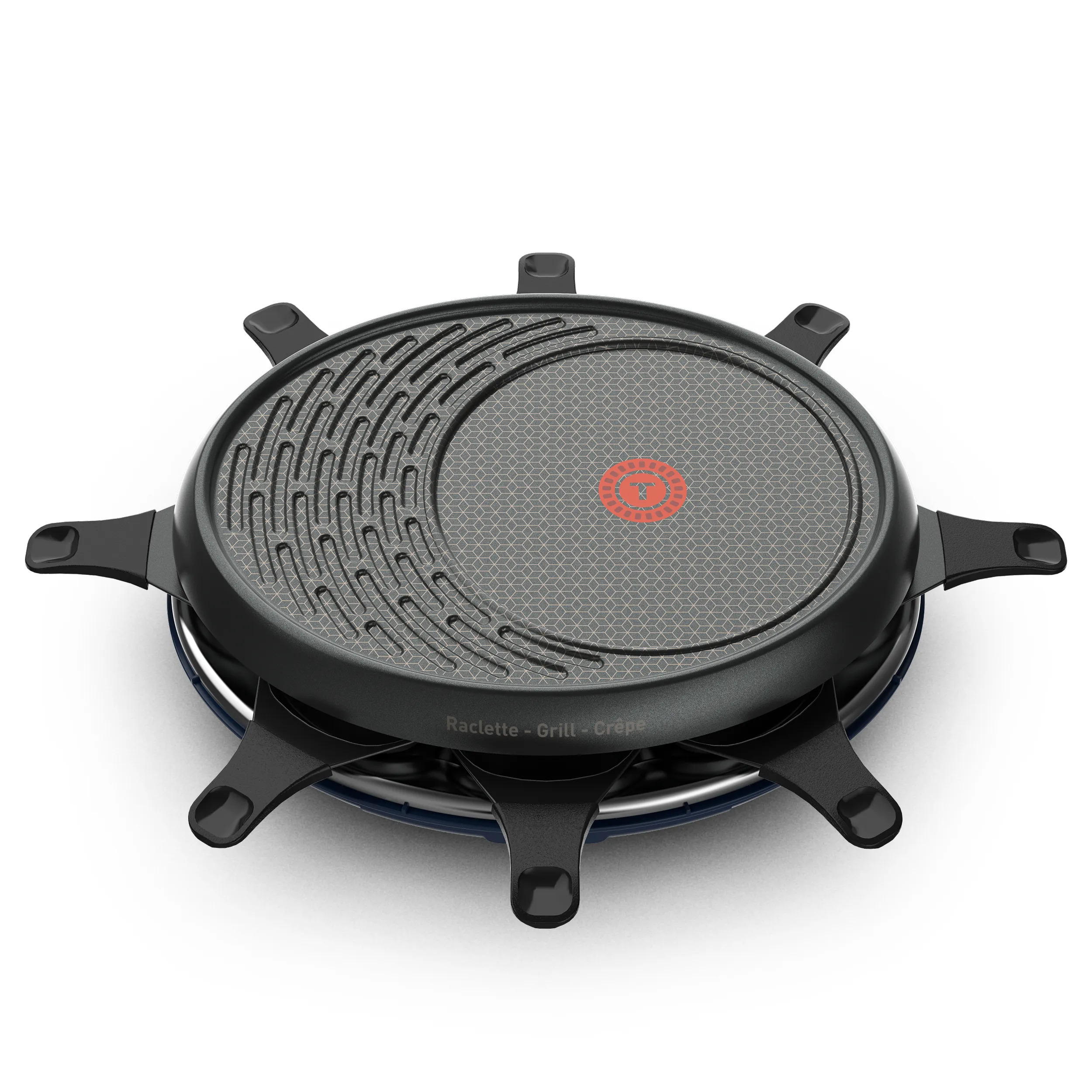 Tefal RE3104, 8 person(er), Termoplast, Svart, Blå, Rund, 1050 W, 325 mm